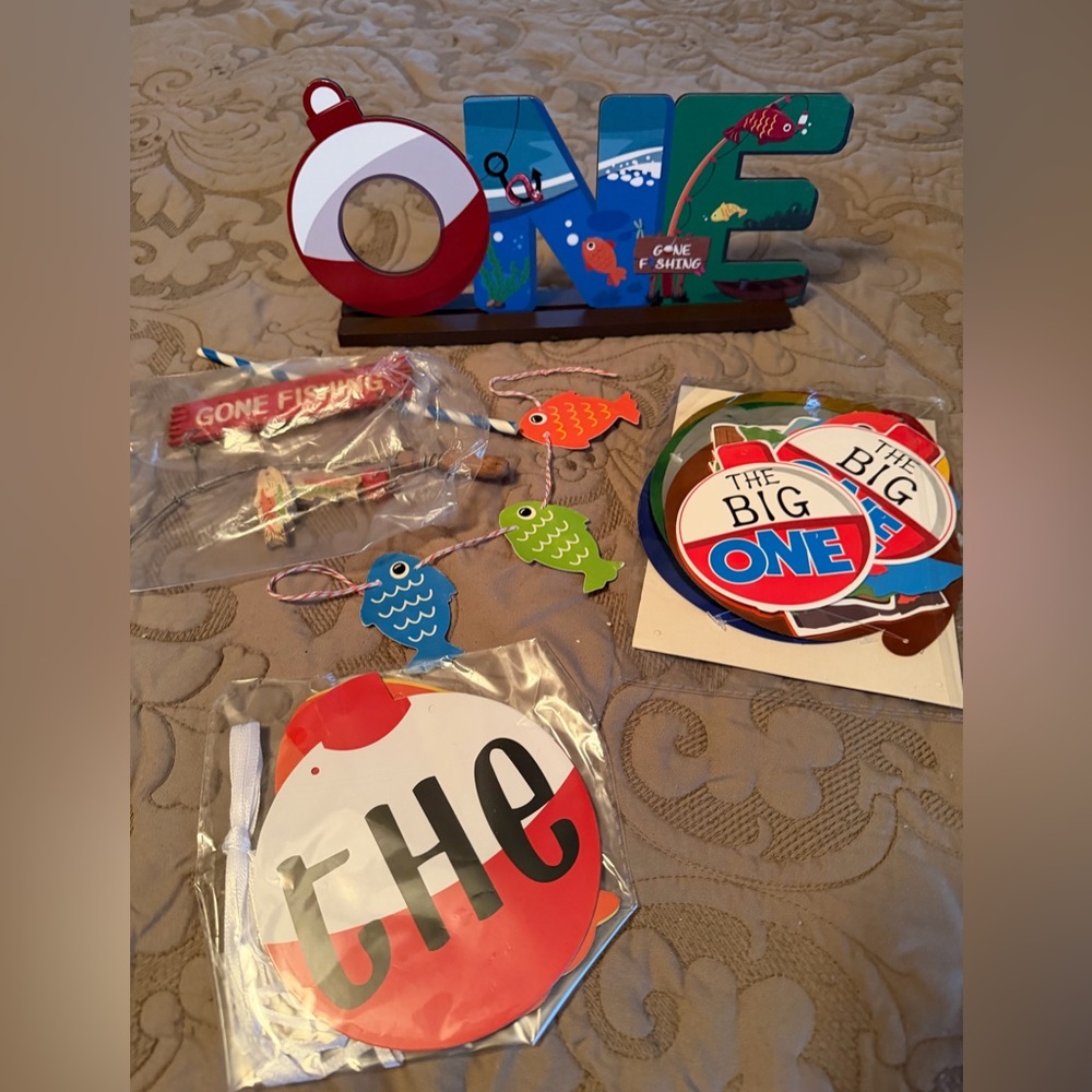 Birthday Party Decoration Set (fishing theme)